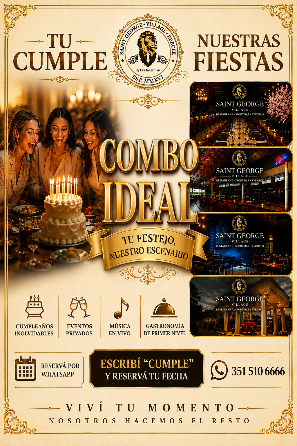 TU CUMPLE + NUESTRAS FIESTAS