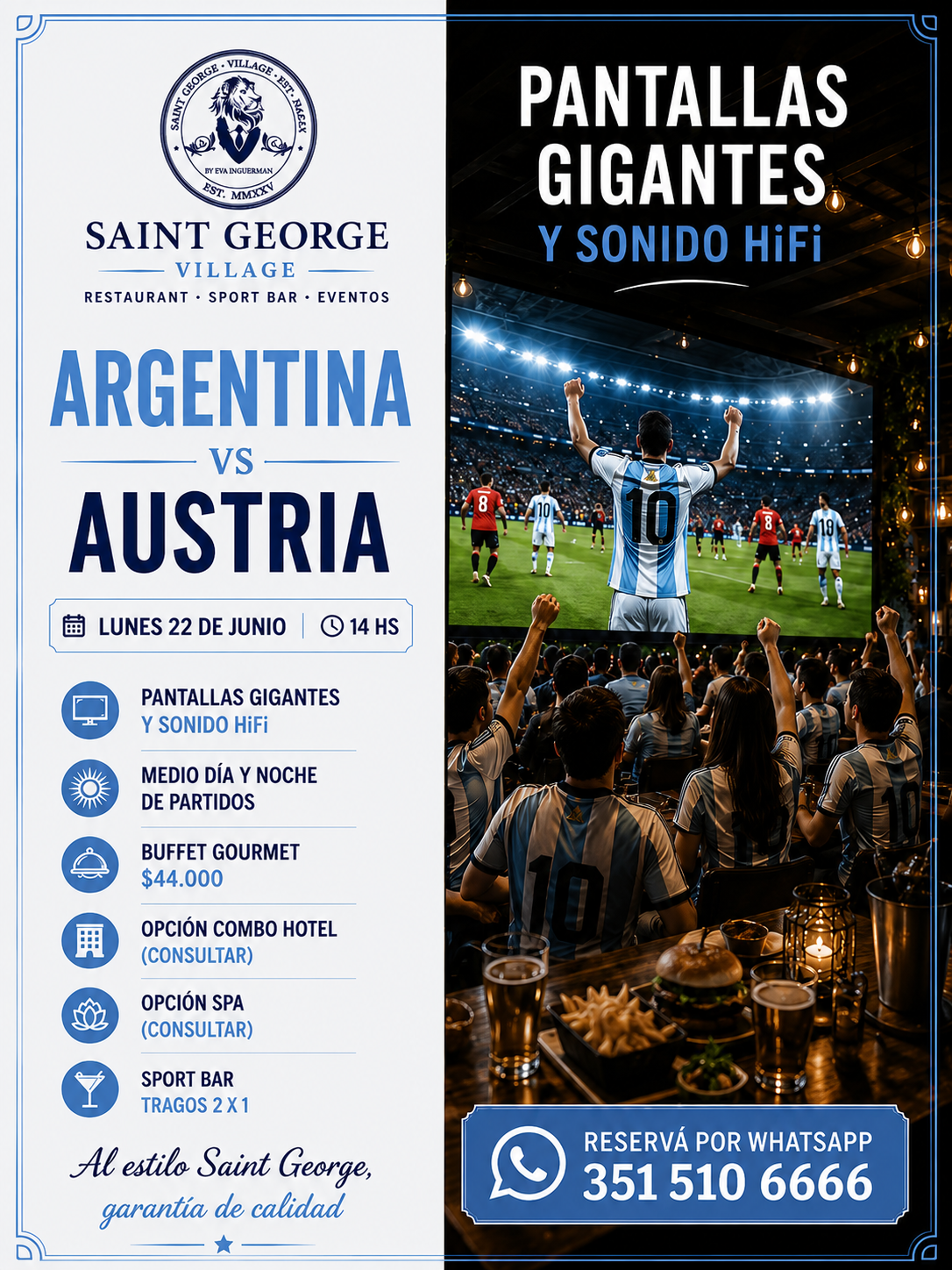 ARGENTINA vs AUSTRIA